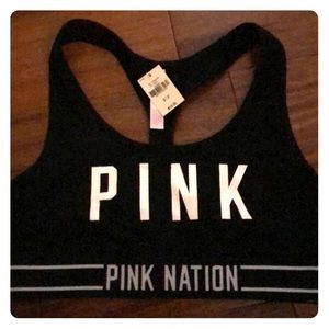 Pink nation ♠️ sports bra